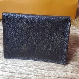 LV Monogram Canvas ID/Card Case